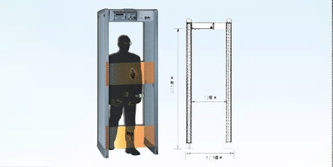 安檢門的搬運(yùn)和組裝